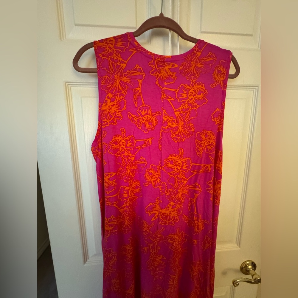 Style &co short Sleeveless Dress - Pink and Orange